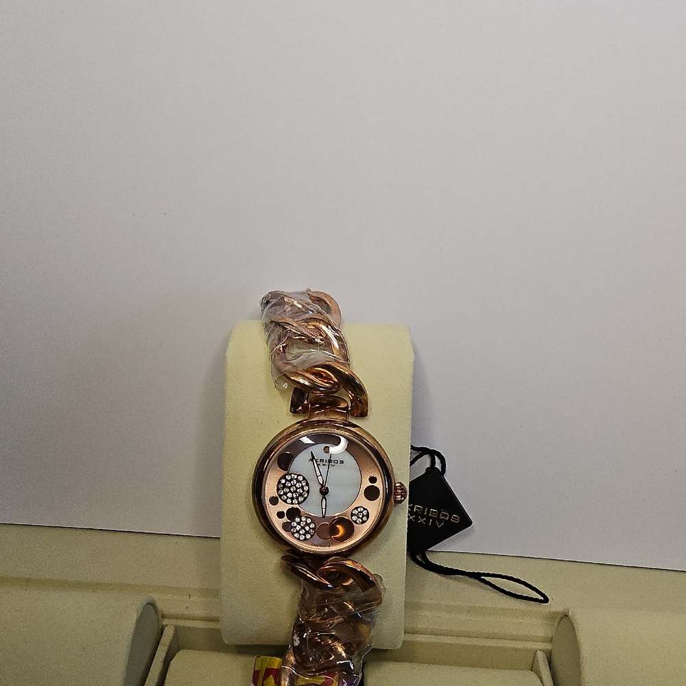 Akribos XXIV Rose Gold Women's Watch